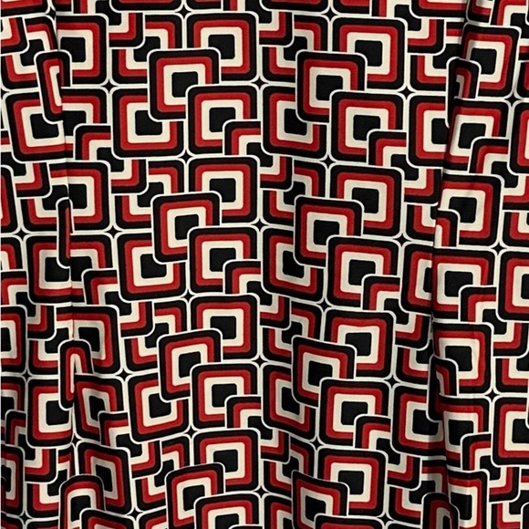Jude Connally Michelle sheath dress size M. Geometric MCM print, stretch - Picture 2 of 7